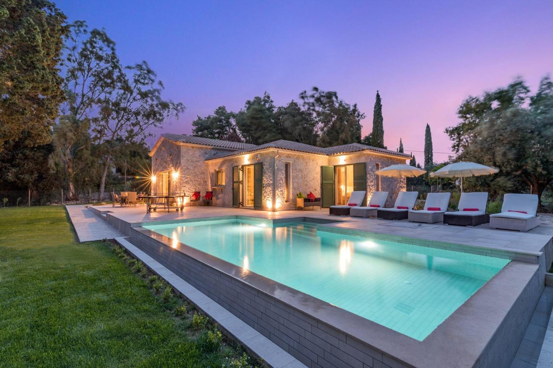 Astarte Villas - Laalu Private Villa With Pool Koukounariá Exteriér fotografie
