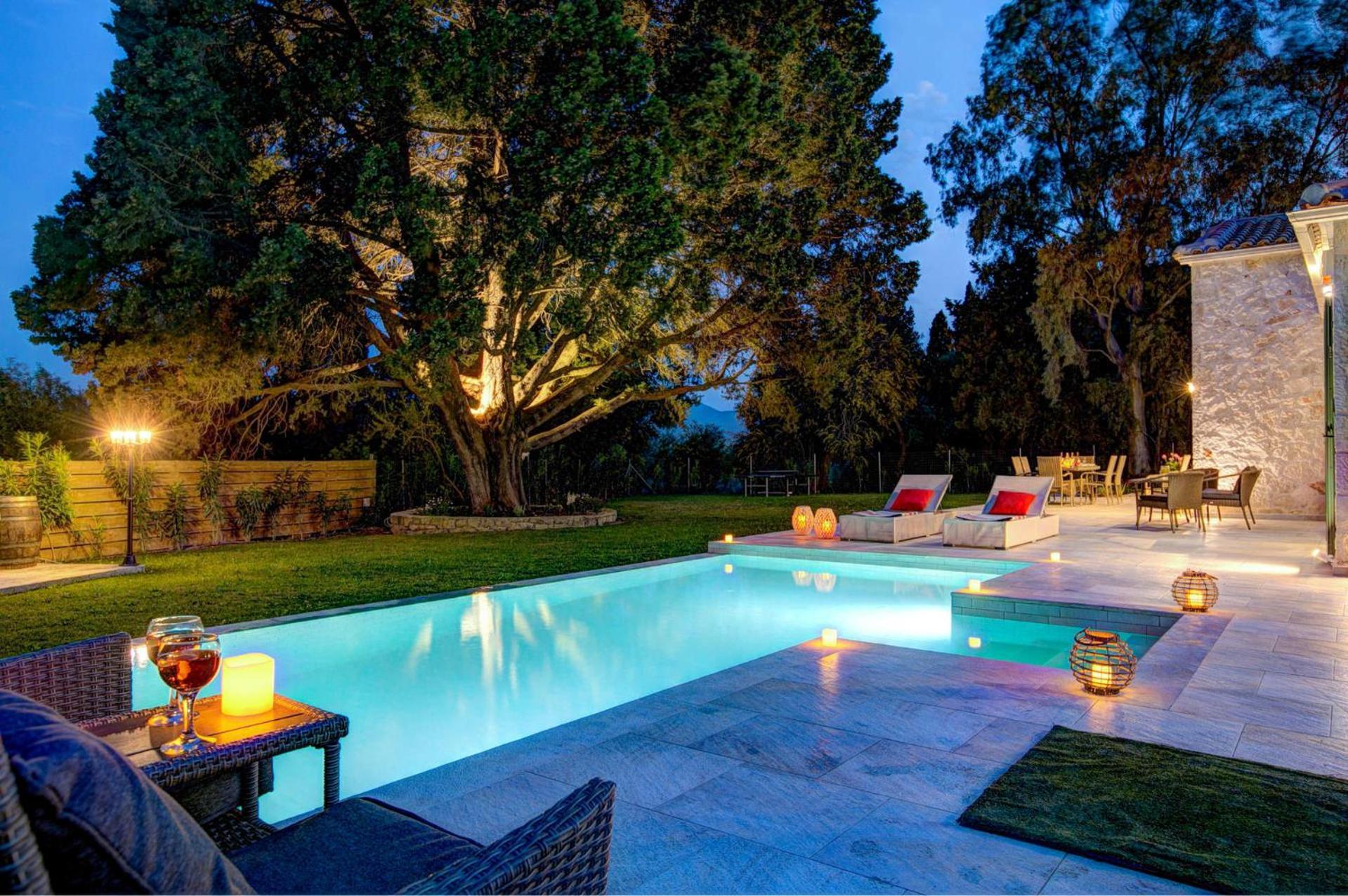 Astarte Villas - Laalu Private Villa With Pool Koukounariá Exteriér fotografie