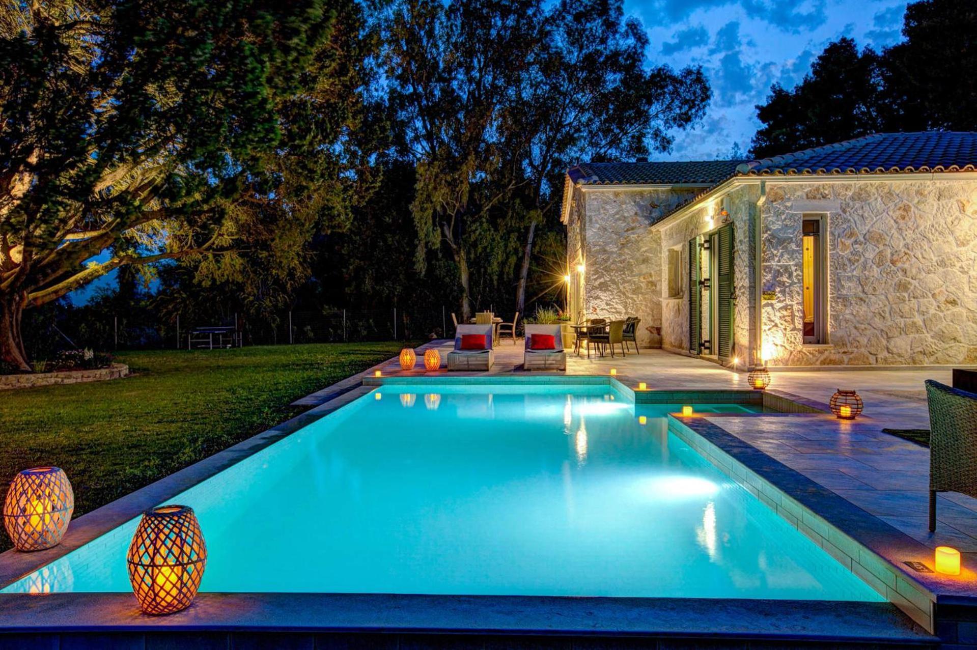 Astarte Villas - Laalu Private Villa With Pool Koukounariá Exteriér fotografie