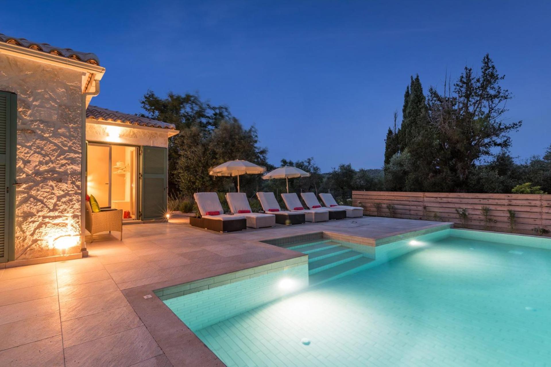 Astarte Villas - Laalu Private Villa With Pool Koukounariá Exteriér fotografie